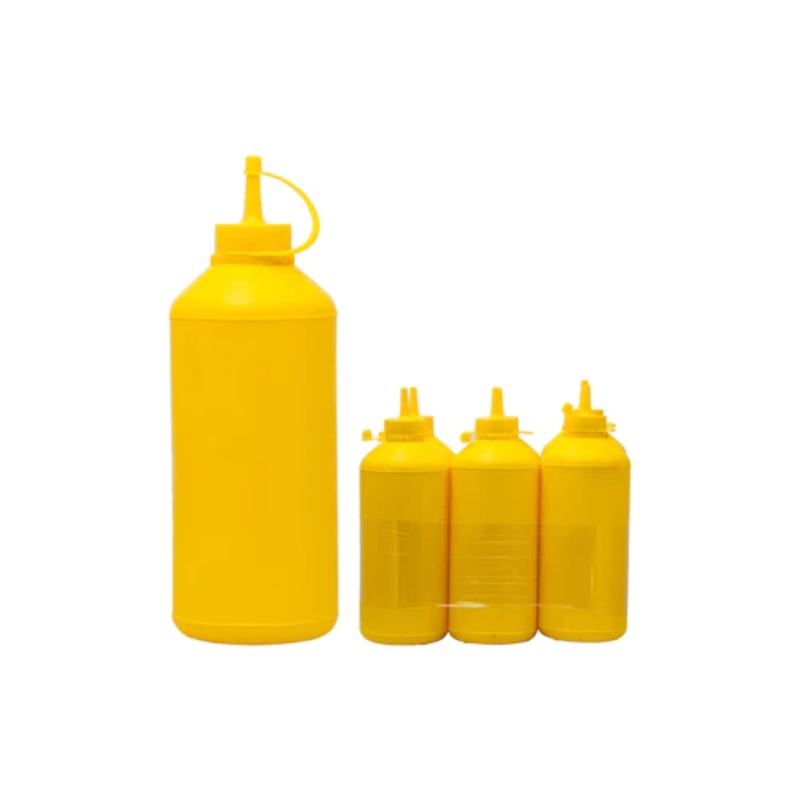 Regent Squeeze Sauce Bottle 1L Plastic Yellow 12113