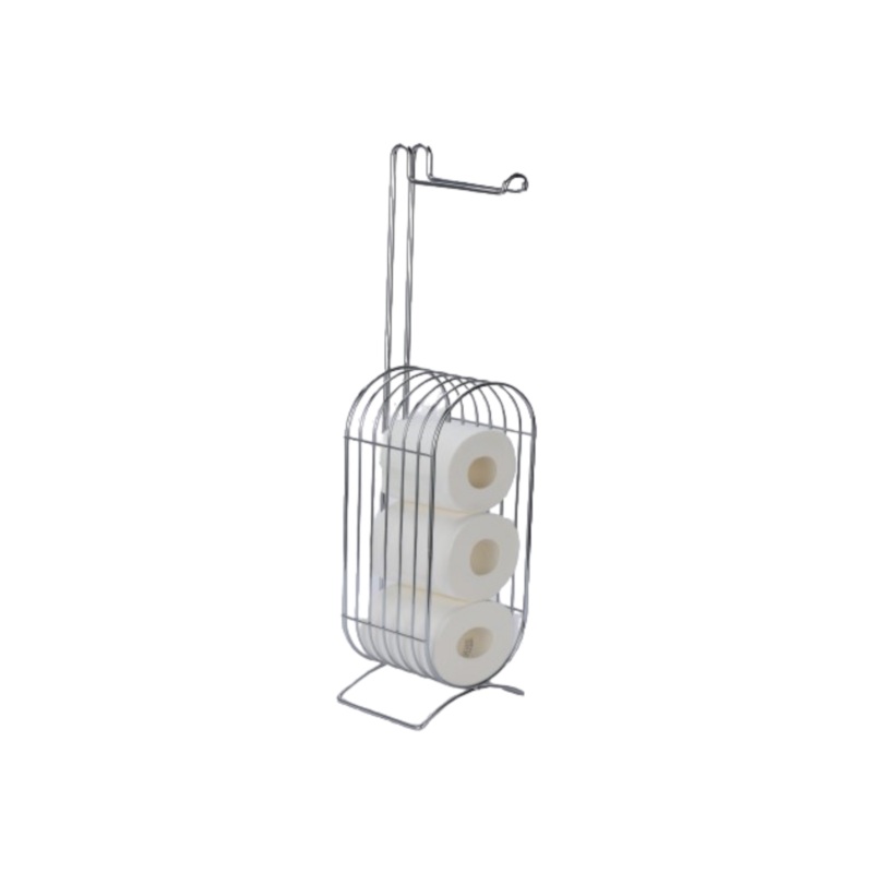 Wire Toilet Roll Holder Chrome CH617