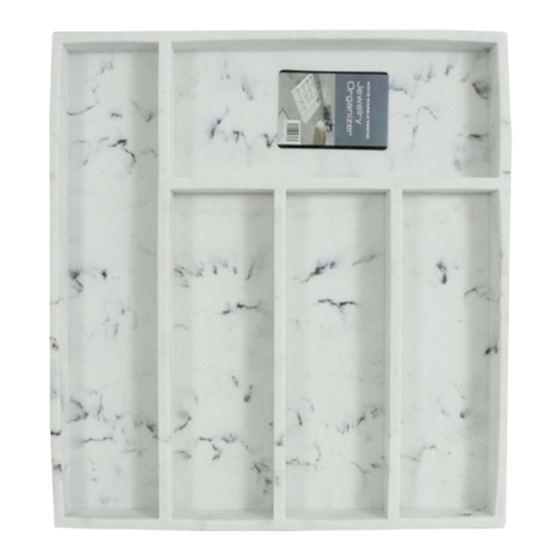 Resin Cutlery Tray Grey 5 Division 31cm 10728