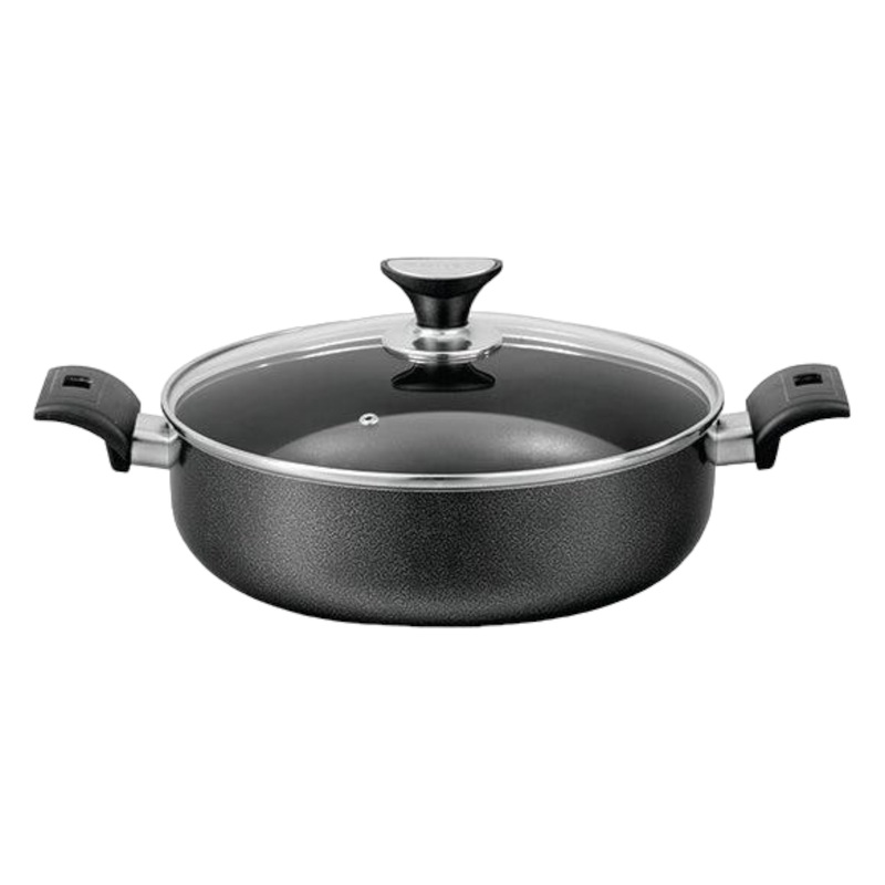 Sunnex Casserole Pot Non Stick with Glass Lid 28x14cm 50119 P123