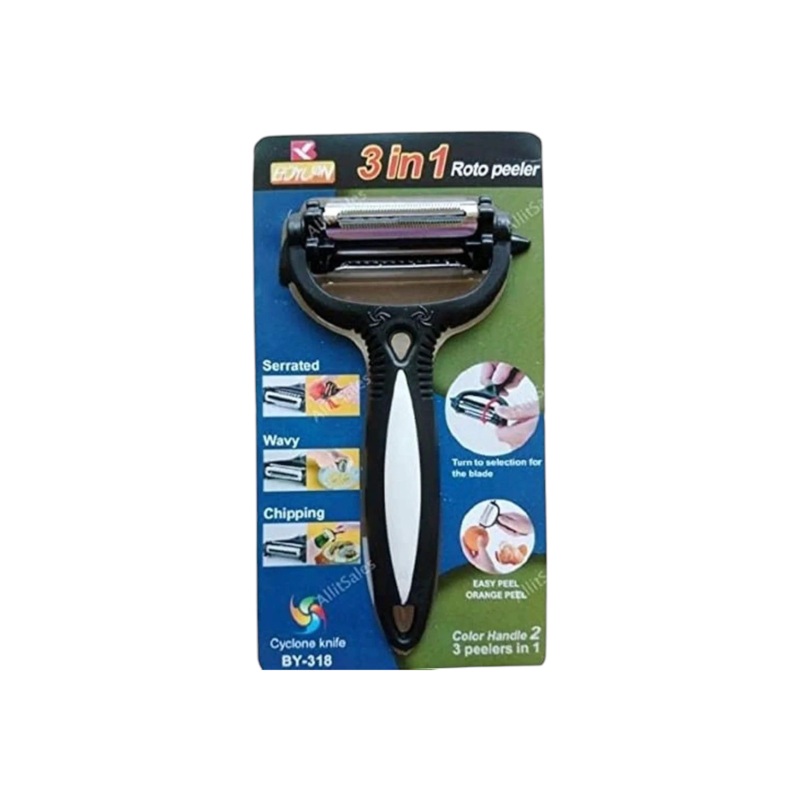 Color Plastic Peeler 3-In-1