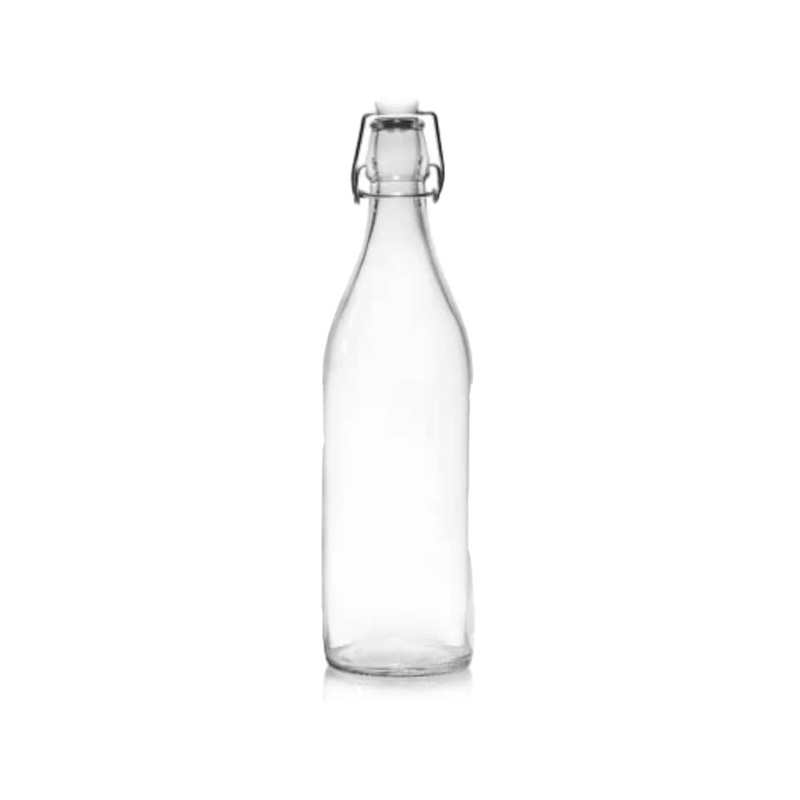 Regent Glass Bottle 1L with Swing Top Clip Lid 26130