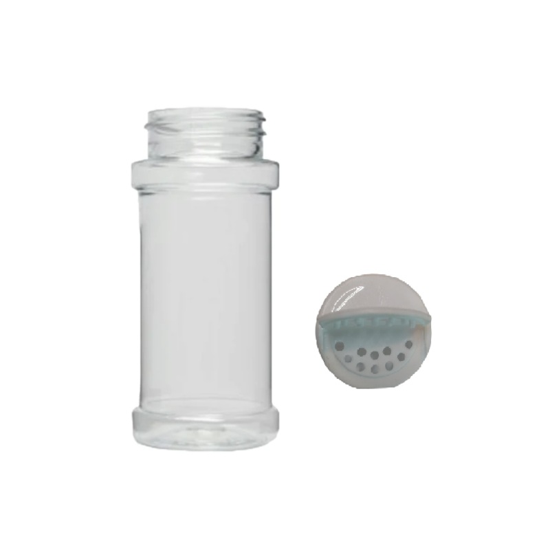 100ml Spice Shaker PET Plastic Bottle with Flip Cap