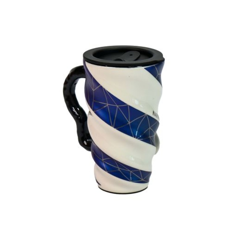 Ceramic Coffee Mug with  Rubber Lid