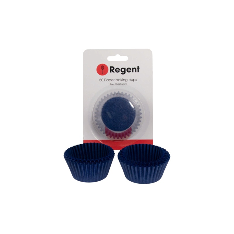 Regent Cake Cups Blue Glassine Paper 50pack 71521