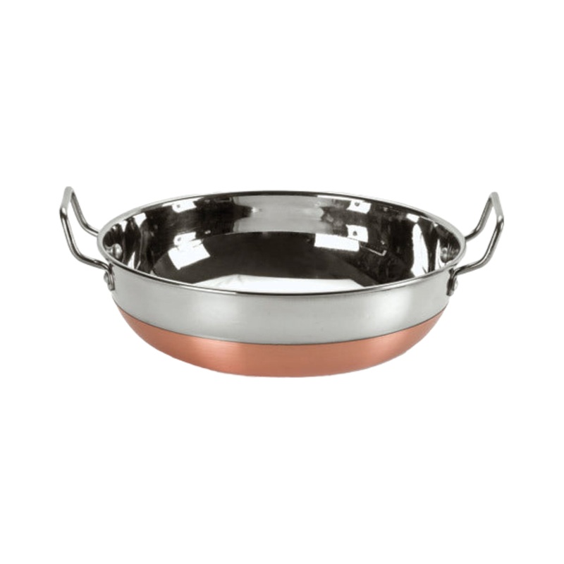Serving Dish Roaster Kadhai Copper Bottom 16cm SGN224