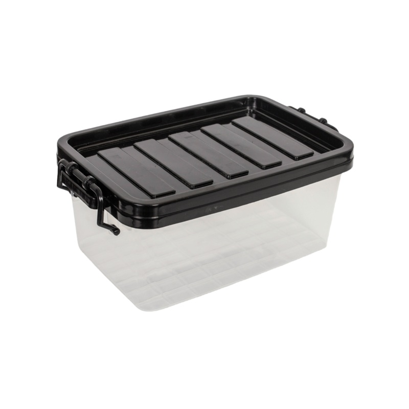 Big Jim 3.5L Plastic Utility Storage Box Black JO0731BL