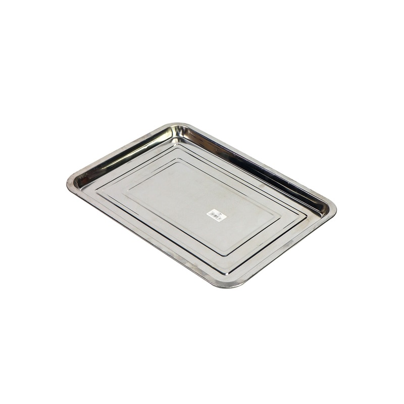 Butcher & Instrument Serving Tray 36x27cm Stainless Steel