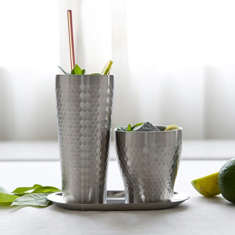 Stainless Steel Straws 5mmx22.5cm with Brush 11pack