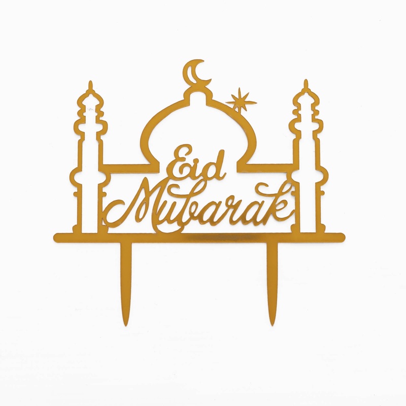 Acrylic Cake Topper Eid Mubarak Theme