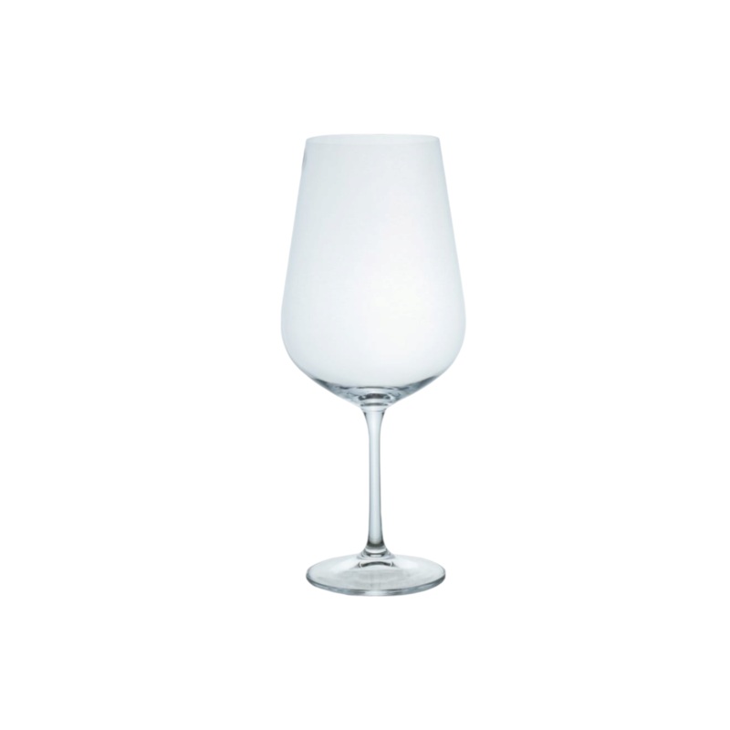 Crystal Bohemia Glass Tumbler 850ml Strix Collectio. Stemmed Red Wine 6pack
