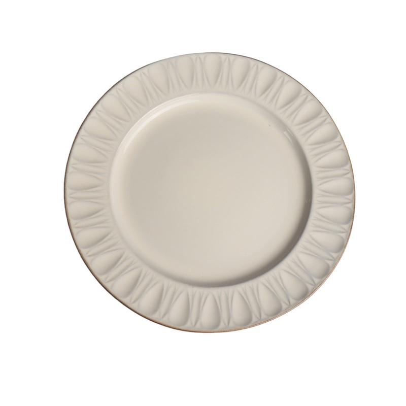 Dinner Plate 26.5cm Embossed Reactive Design Colour SLZ108-1