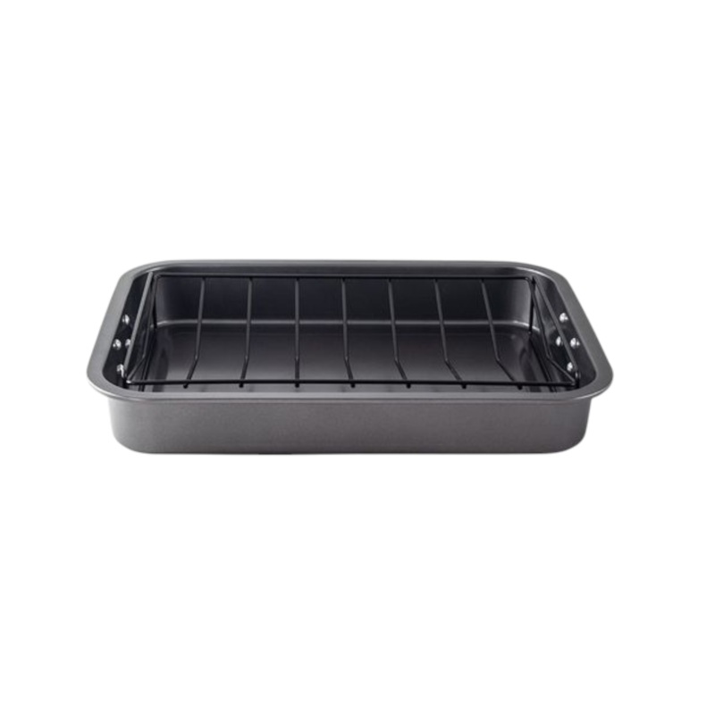Regent Cookware Roasting pan Non Stick with V-Grind and Stainless Steel Handle