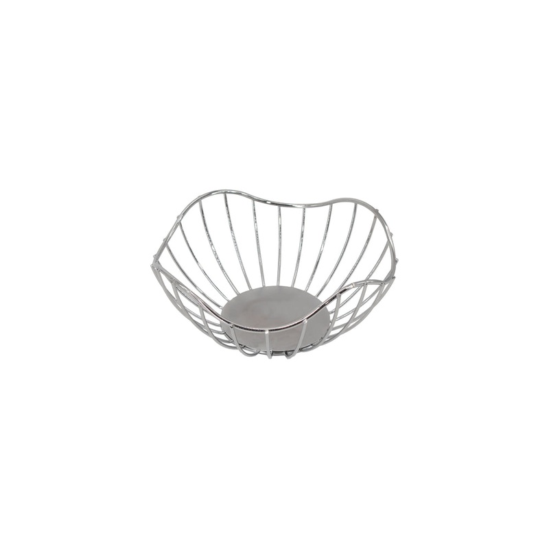Regent Round Serving Basket Chromeware Free From Wire Small