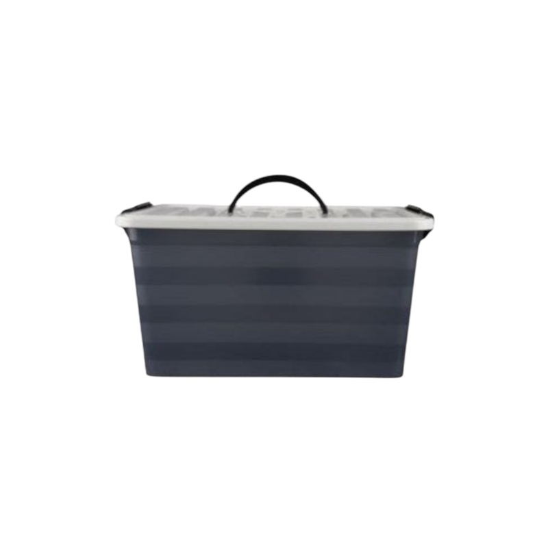 3.3L Storage Container Grey with Carry Handle