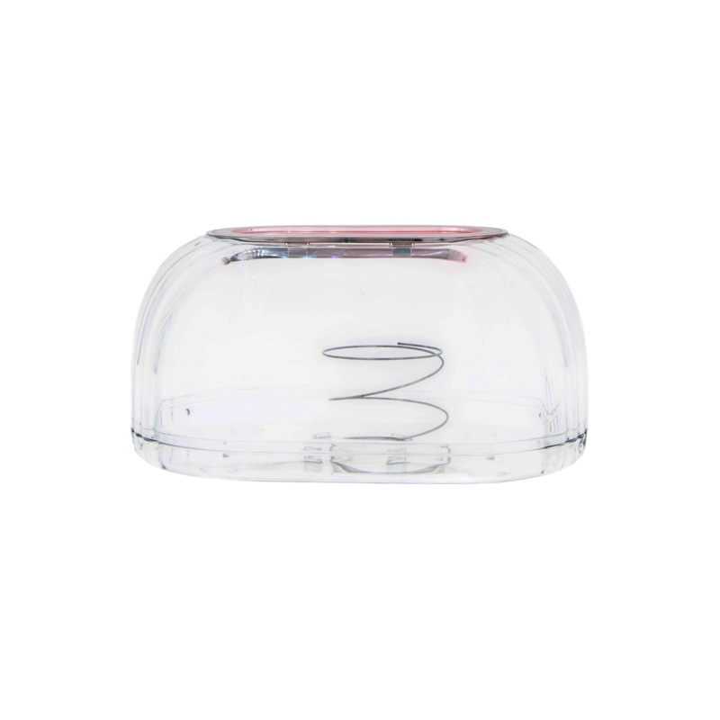 Clear Acrylic Dispenser and Storage Organizer for Tissue Box Spring-loaded 22x13x10cm