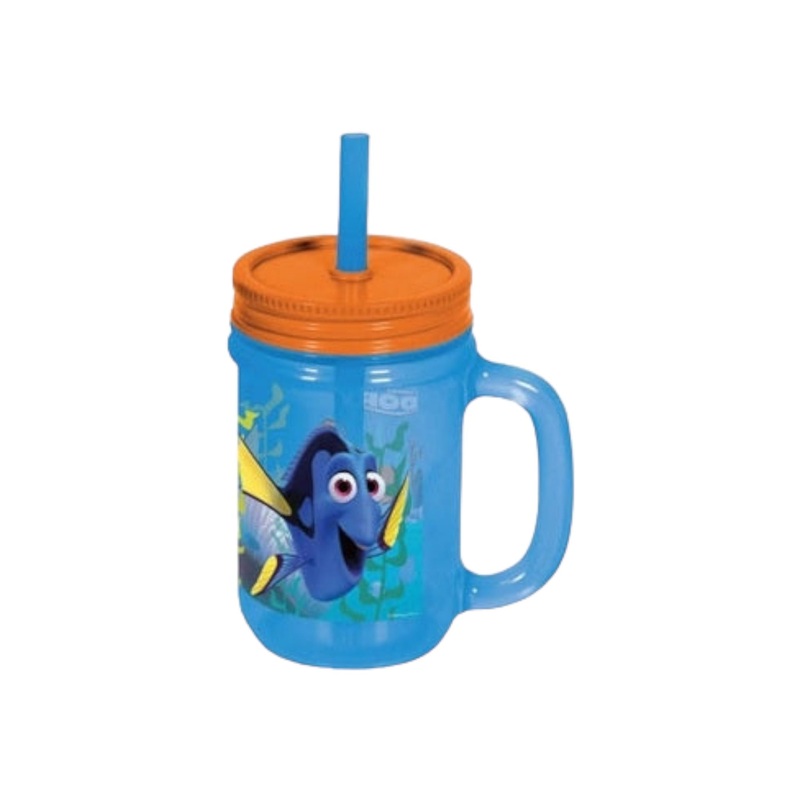 Disney Mason Jar Tumbler – Finding Dory with Straw 20603