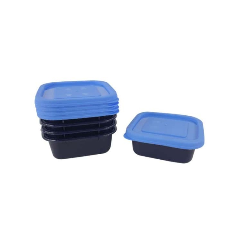 Square Storage Foodsaver Container 125cc 5pack