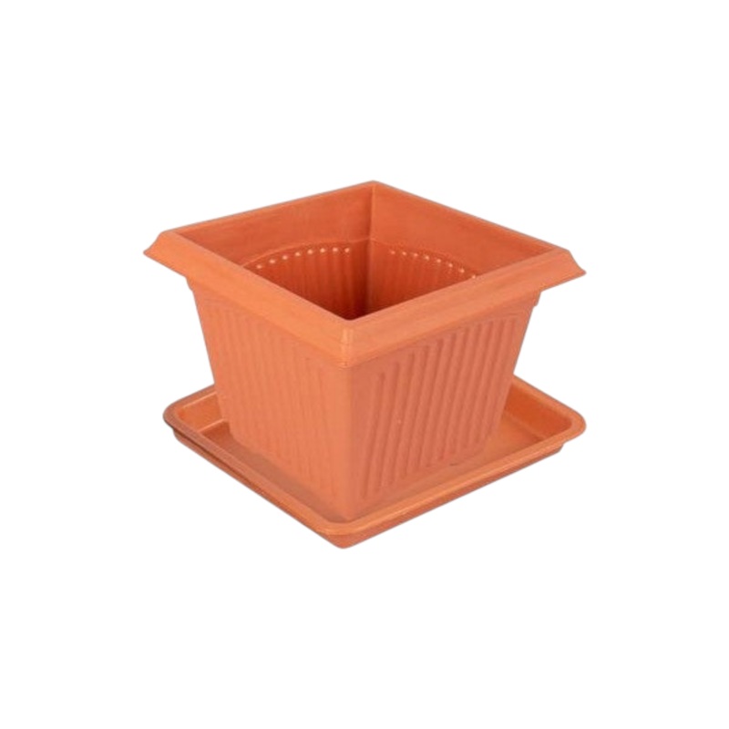 Pot Planter with Tray 20x20x16 655