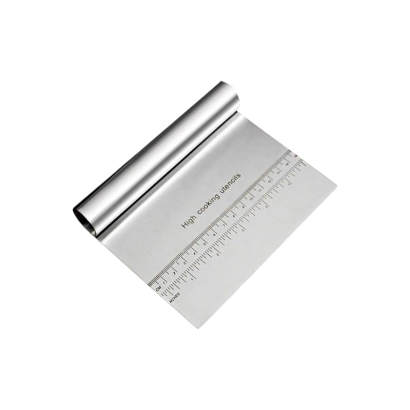 Stainless Steel Dough Scraper Cutter 15×11.5cm with Measurments KG1455