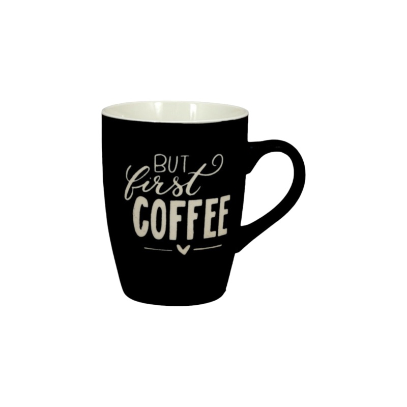 Vintage Ceramic Coffee Mug Slogan 320ml 35180
