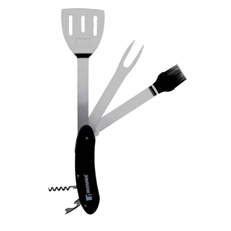Bergner Braai BBQ Multi Tools in Black 5pack BG-3338 SGN2493