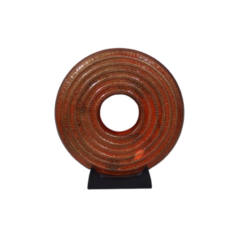 Decor Ricardo on Stand Metallic 30x26x10cm Bronze