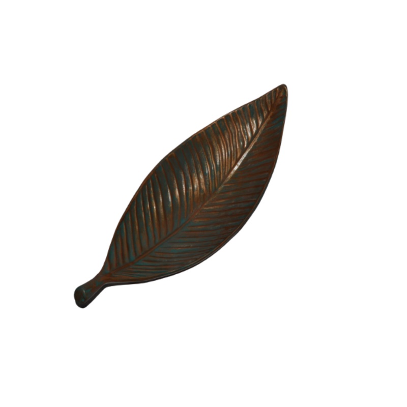 Server Leaf Metallic Base 65cm Gold