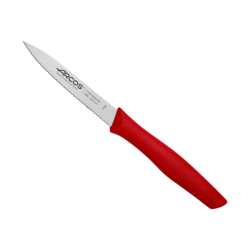Arcos Serrated Paring Knife 100mm Black KN1886S