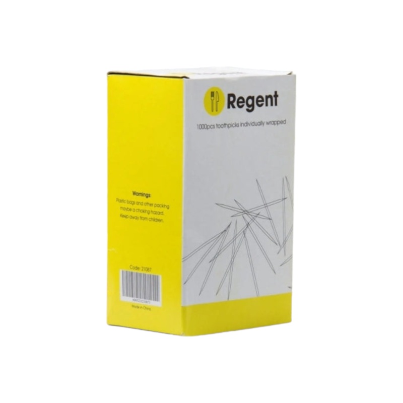Regent Kitchen Toothpick Wooden In Dispenser 1000Pcs 21087