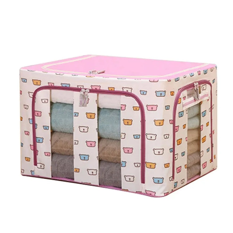 Wardrobe Storage Organiser Box Oxford Material 50x40x33cm