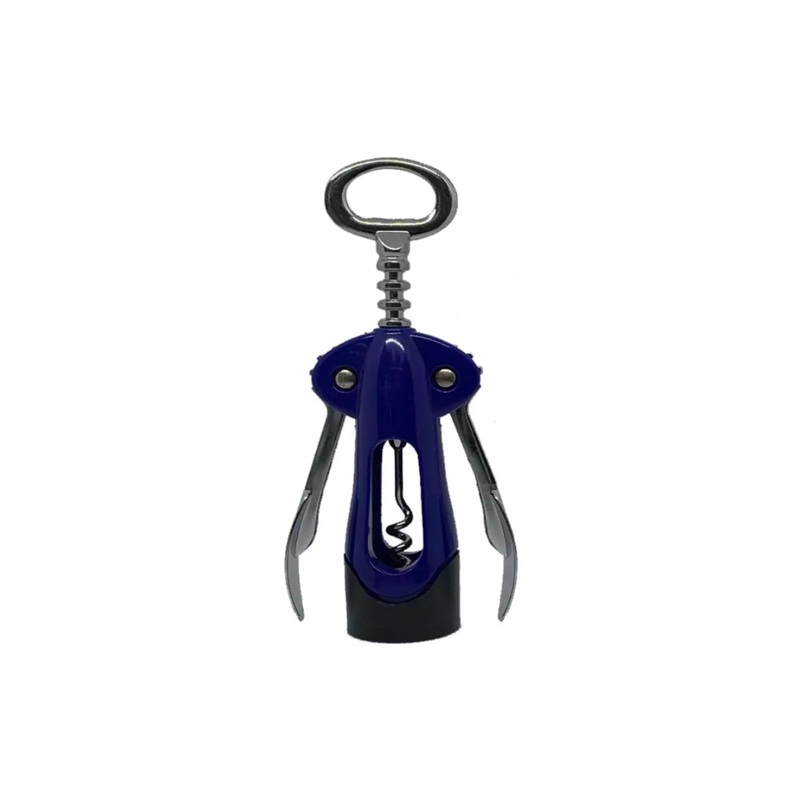 Bar Butler Wing Corkscrew Plastic Blue with Black Base 73157