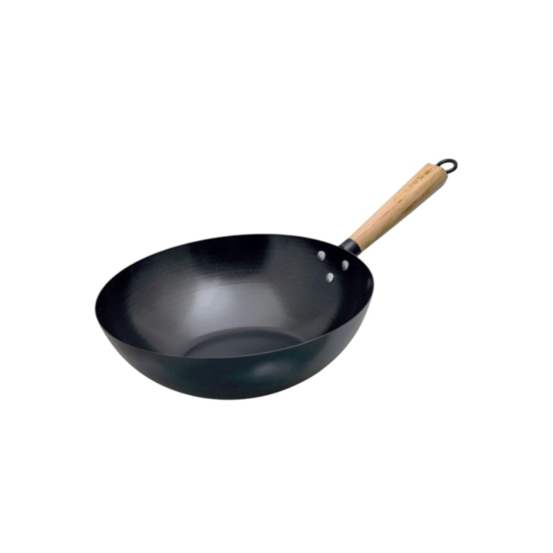 Regent Cookware Wok Carbon Steel with Wooden Handle 52x31x13cm  71200