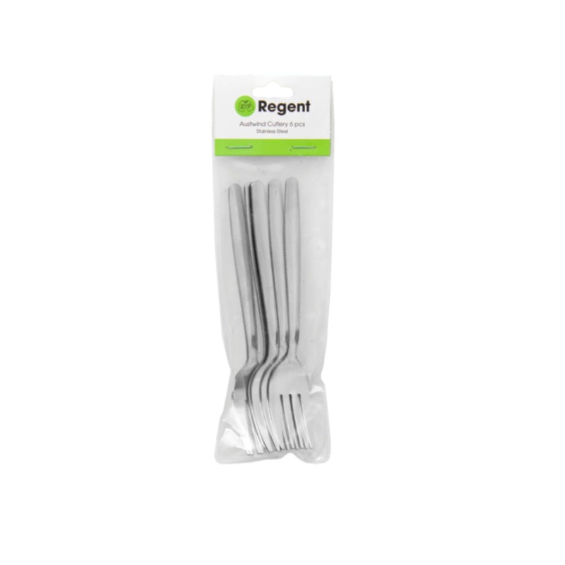 Regent Cutlery Austwind Cake Fork Stainless Steel 6pack 21306