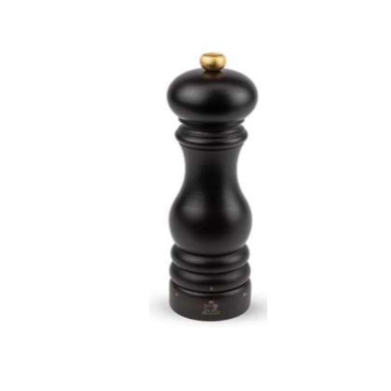 Regent Kitchen Salt and Paper Wooden Grinder with A natura Finished Black Each 21165