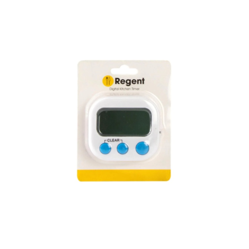Regent Kitchen Timer Digital Abs White 12191