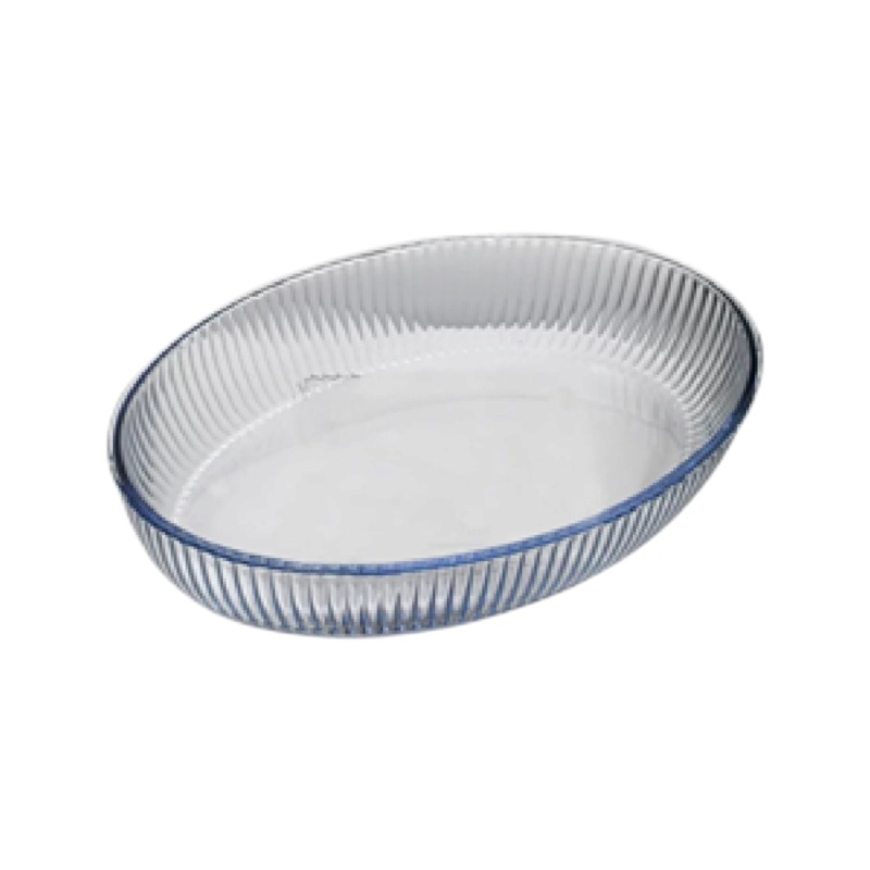 Broart Oval Optical Design Furance Trays Borosilicate 26cm BR-45474