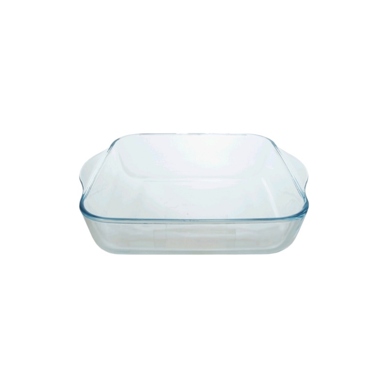 Borcam Glass Serving Dish Square Tray 1.9L 23834