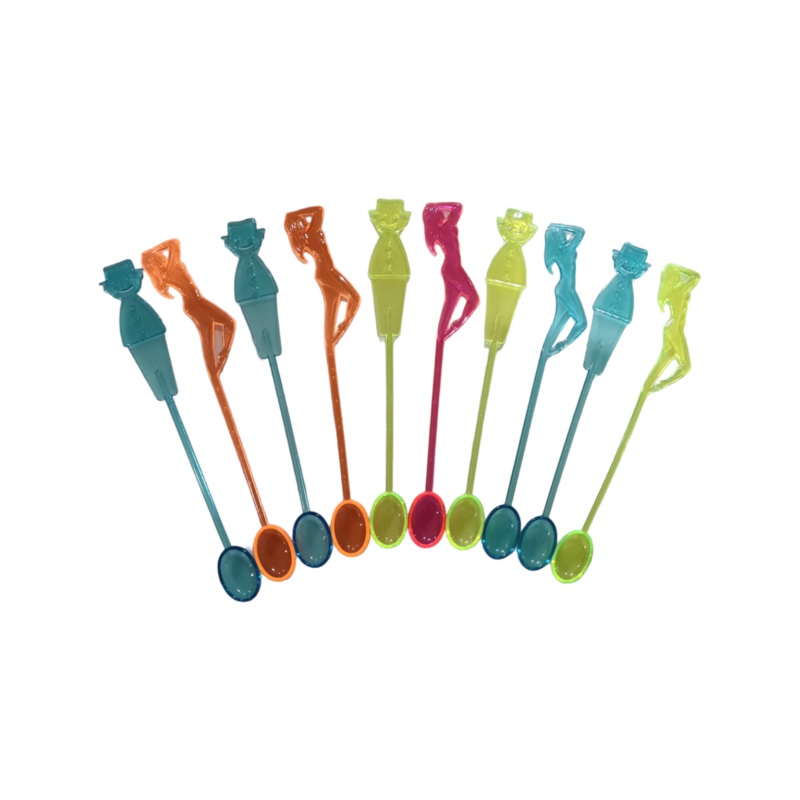 Cocktail Party Stirrer Spoons – Man&Lady 10pc