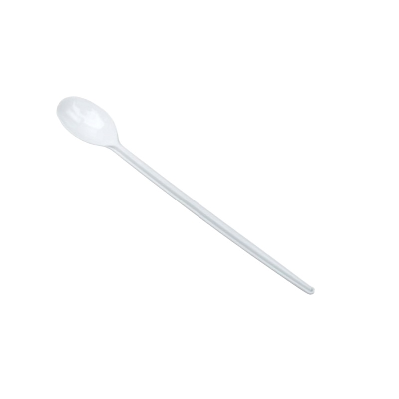 Disposable White Plastic Soda Spoon 19.5cm 250pack PSP006