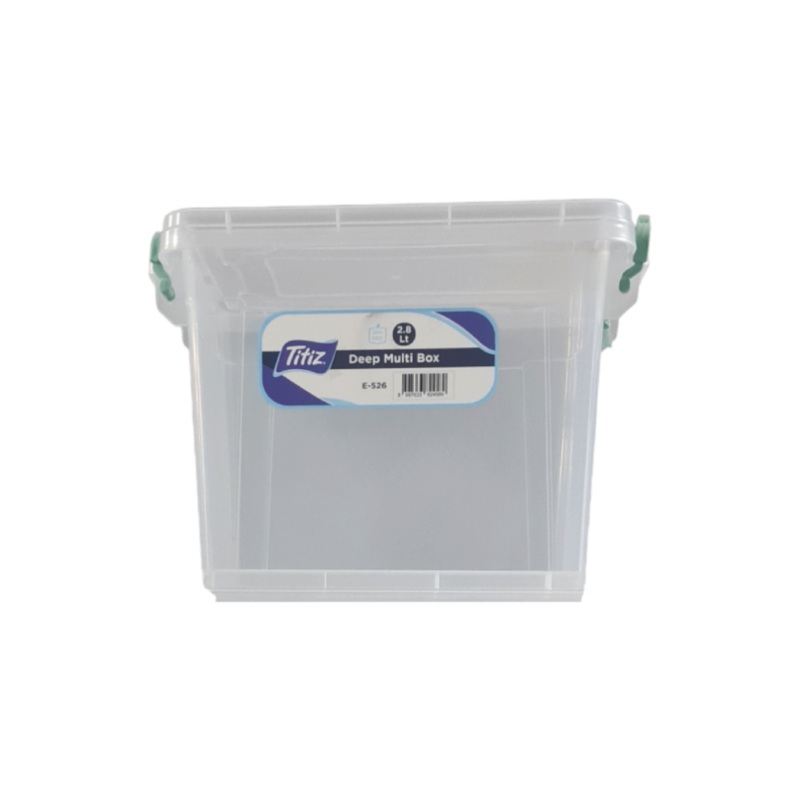 Titiz Plastic Deep Storage Utility Container Multi Box No.2 2.8L E-526
