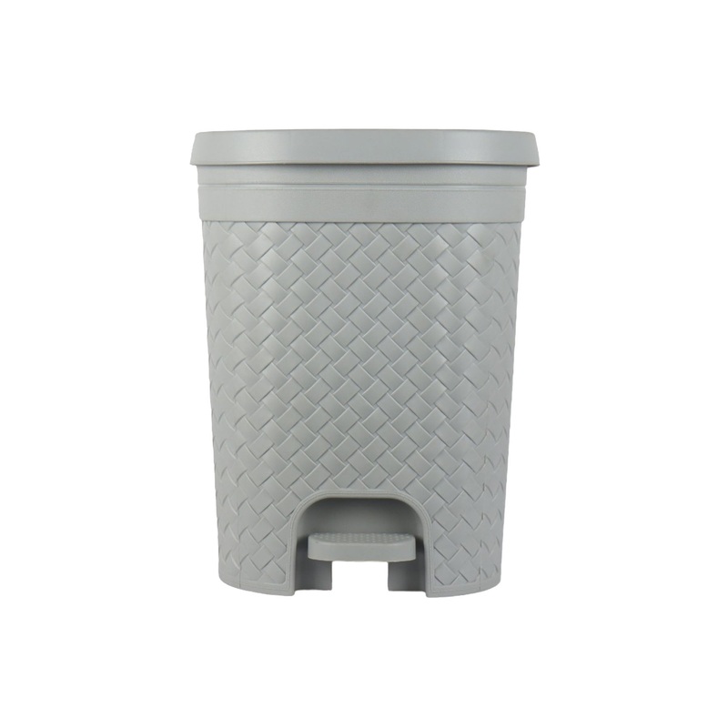 15L Pedal Waste Bin Stitch Print Nu Ware