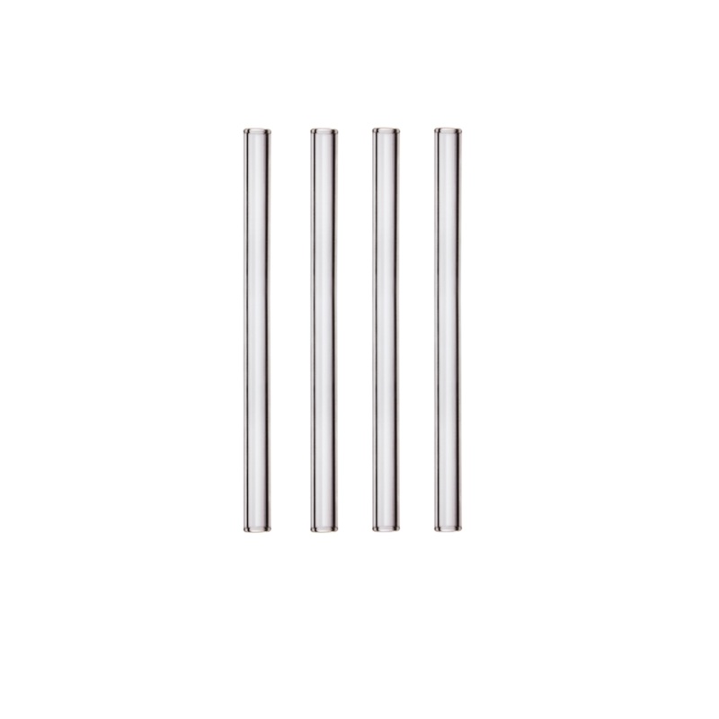 Borosilicate Glass Straw Clear Straight