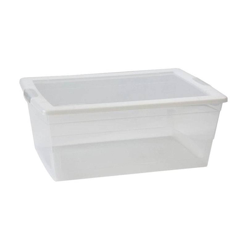 Regent 15L Plastic Key Rectangular Storage Utility Container Box