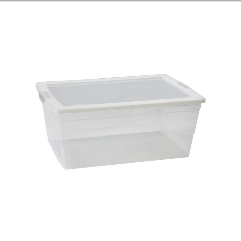 Regent 6L Plastic Key Rectangular Storage Utility Container Box