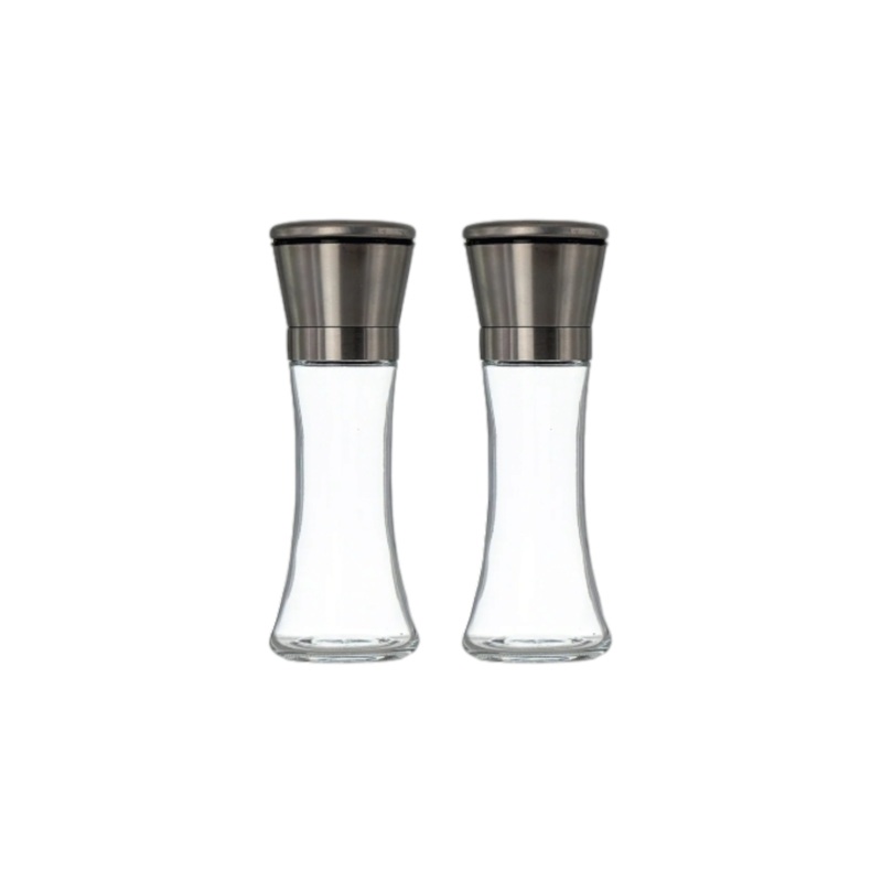 Regent Kitchen Salt and Papper Grinders Stainless Steel and Glass set 21163