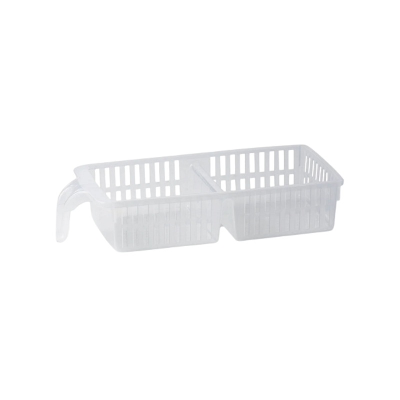 Regent Plastic Fridge and Pantry Basket with Vertical Divider