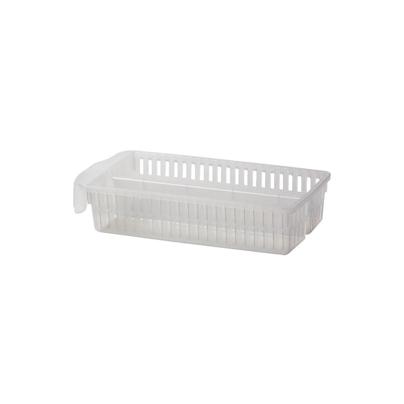 Regent Plastic Fridge and Pantry Long Basket with Divider