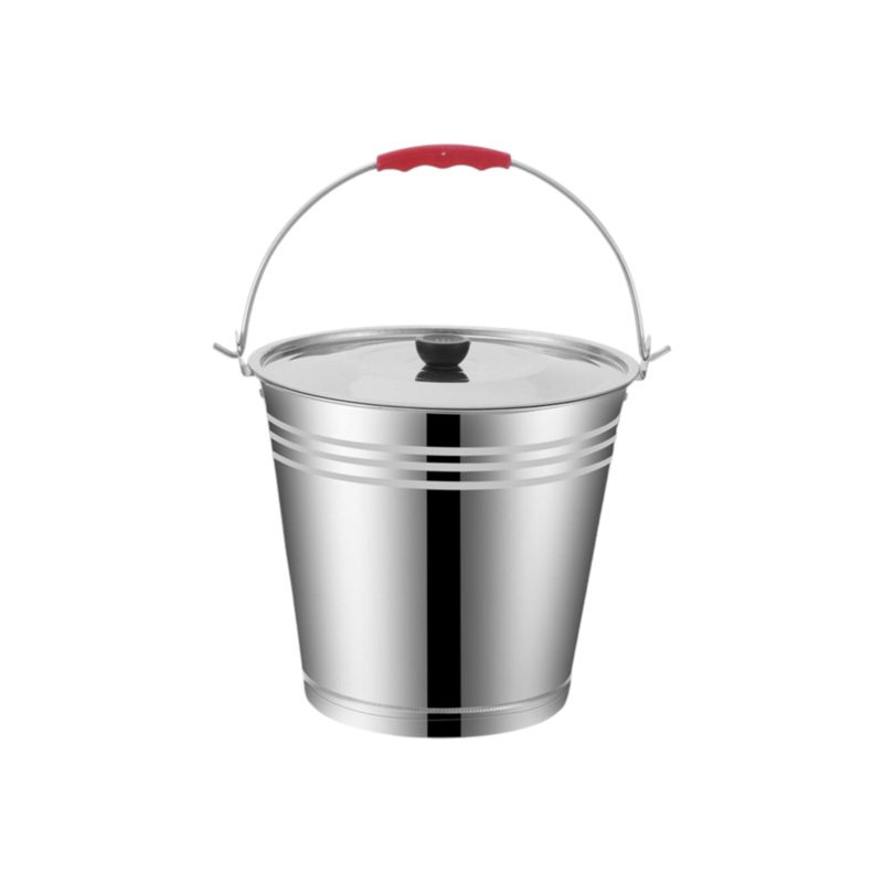 Stainless Steel Bucket with Lid