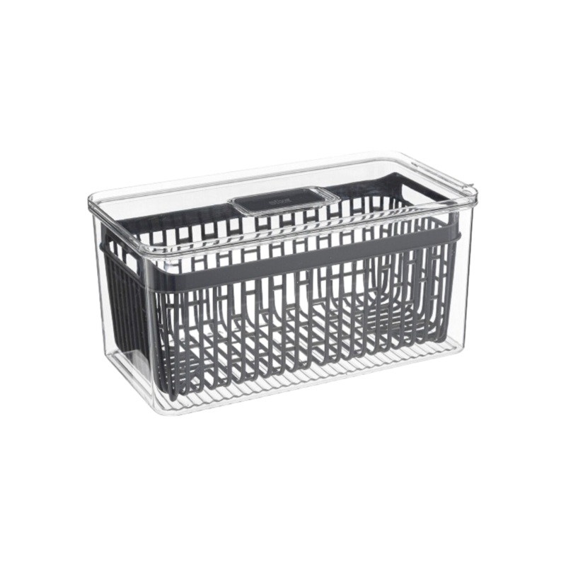 Acrylic Tidy Fridge Organiser Box 32x16cm